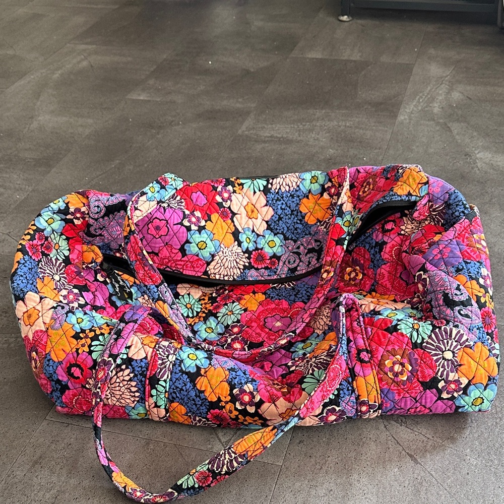 Vera Bradley Colorful Floral Large Duffle